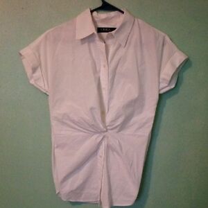Lauren Ralph Lauren White Button-Down Shirt